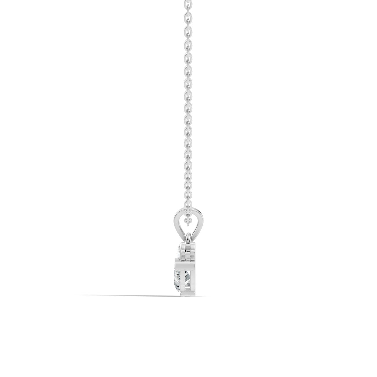 .72 Ct. Swan-Inspired Pear and Round Diamond Three-Stone Pendant Necklace (GJSPD-124) 3
