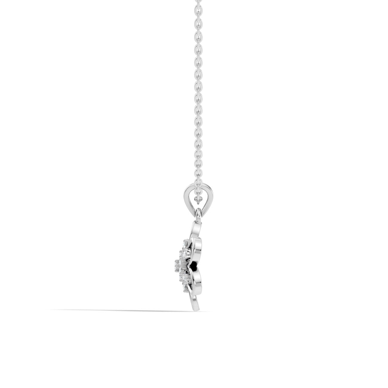 .13 Ct. Diamond Floral Cluster Pendant Necklace (GJSPD-125) 6