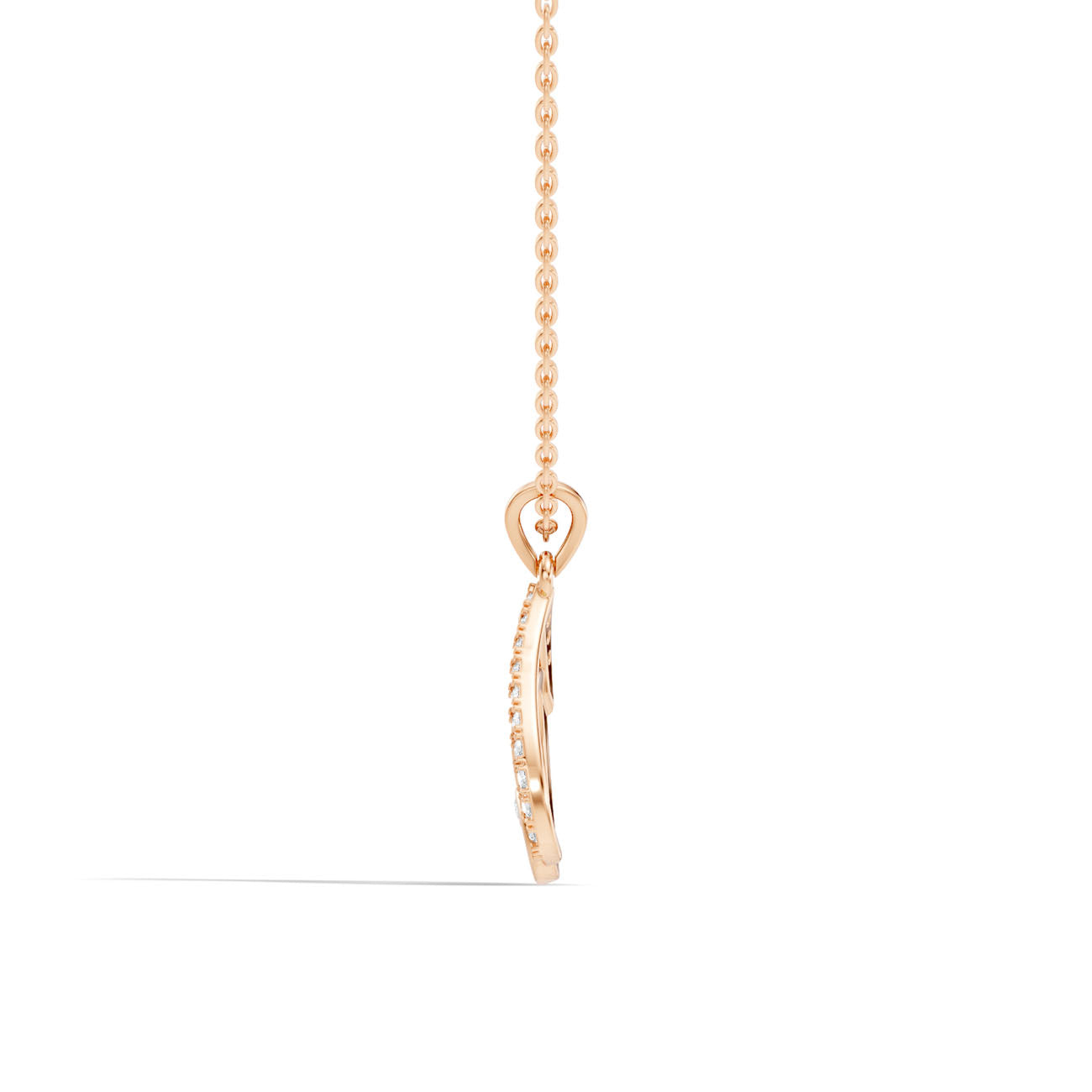 .17 Ct. Swan-Inspired Diamond Pavé Pendant Necklace (GJSPD-129) 3