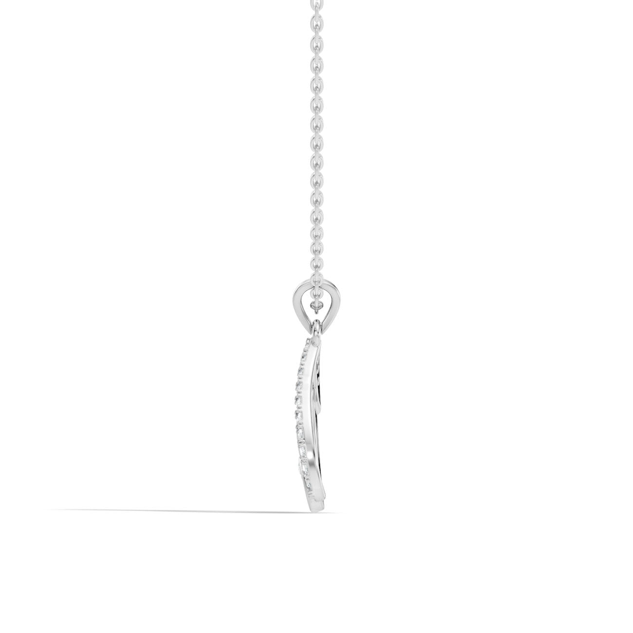 .17 Ct. Swan-Inspired Diamond Pavé Pendant Necklace (GJSPD-129) 6