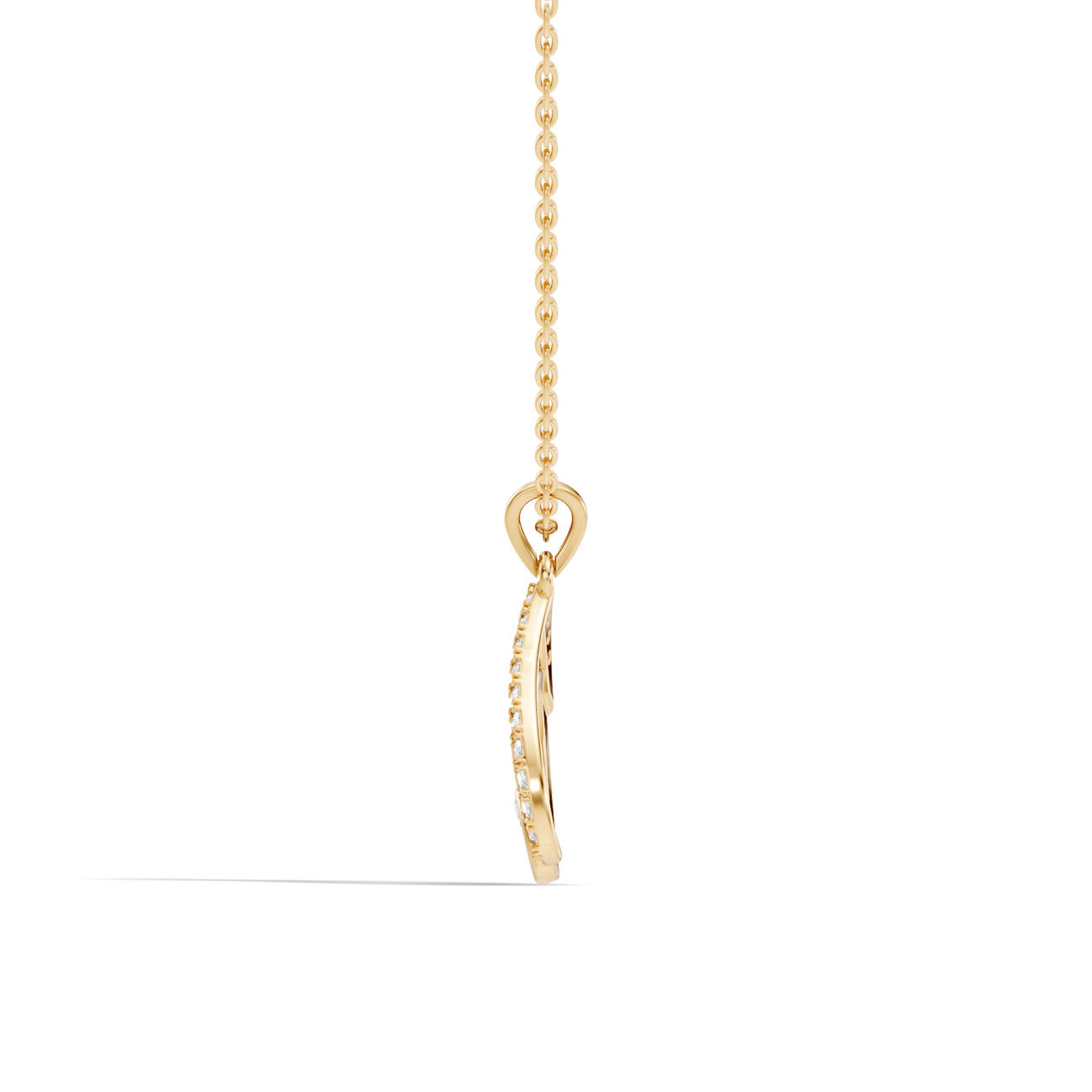 .17 Ct. Swan-Inspired Diamond Pavé Pendant Necklace (GJSPD-129) 9