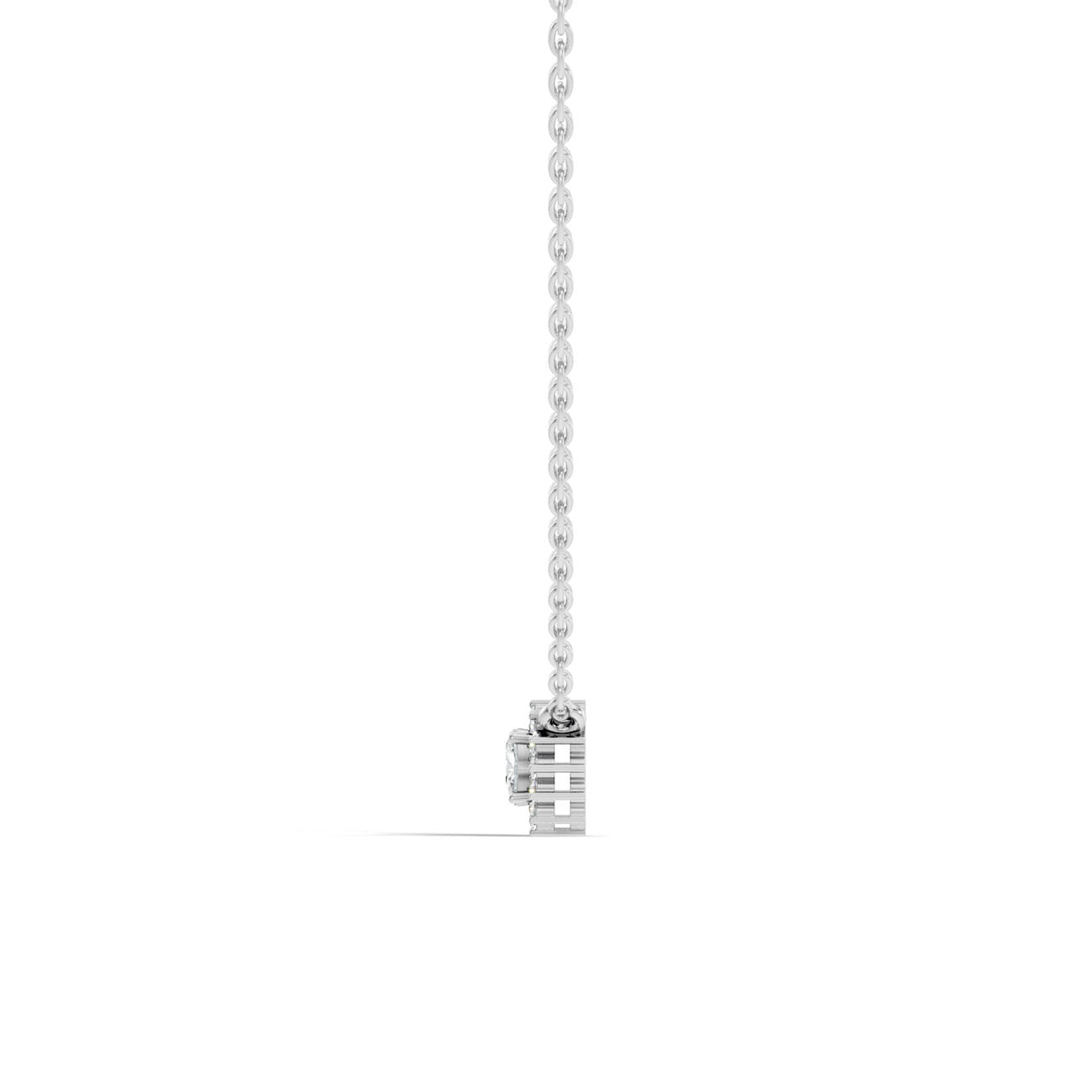.18 Ct. Oval Diamond Halo Pendant Necklace (GJSPD-138) 3