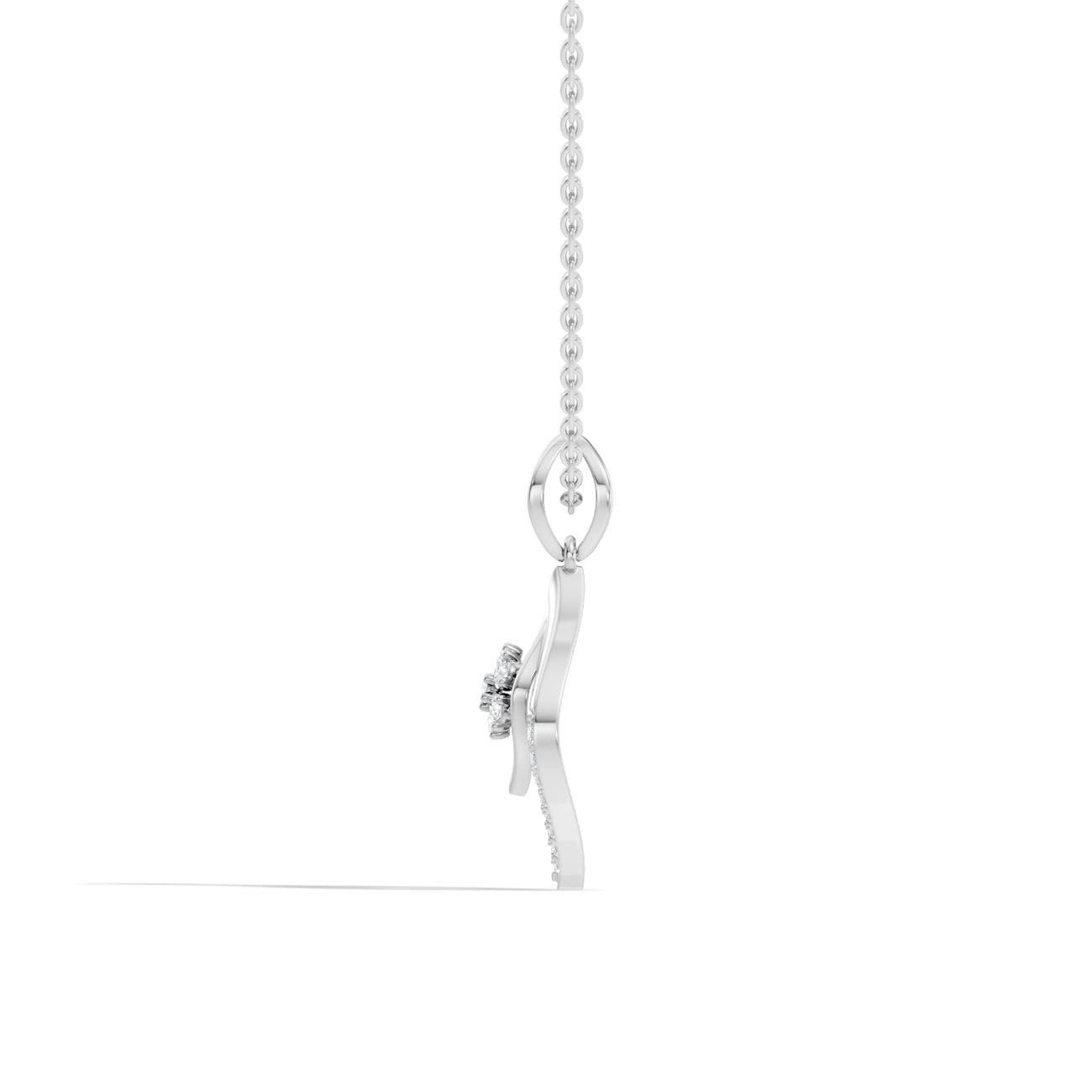 .25 Ct. Double Teardrop Diamond Pendant Necklace (GJSPD-139) 6