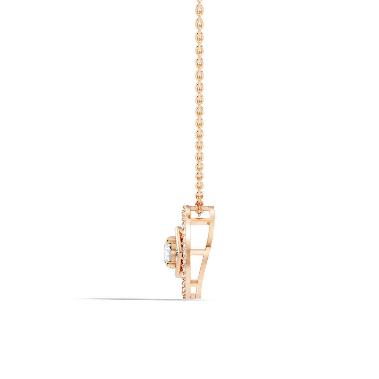 .70 Ct. Diamond Evil Eye Halo Pendant Necklace (GJSPD-163) 5