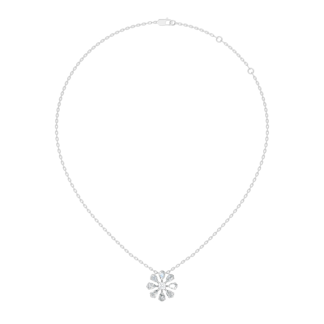 .83 Ct. Diamond Lattice Drop Pendant Necklace (GJSPD-187) 5