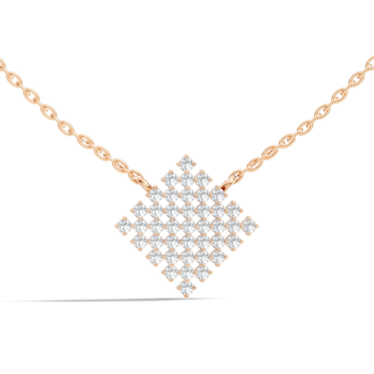 .50 Ct. Round Diamond Lattice Heart Pendant Necklace (GJSPD-29) 4
