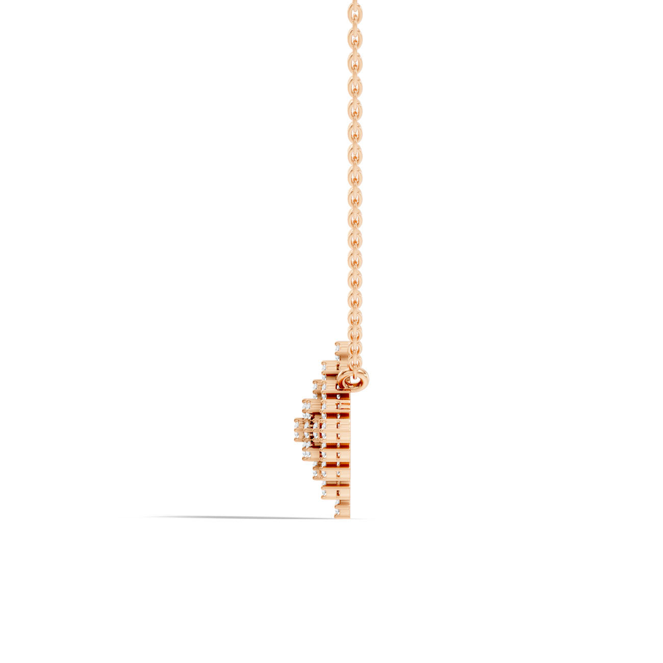 .50 Ct. Round Diamond Lattice Heart Pendant Necklace (GJSPD-29) 3