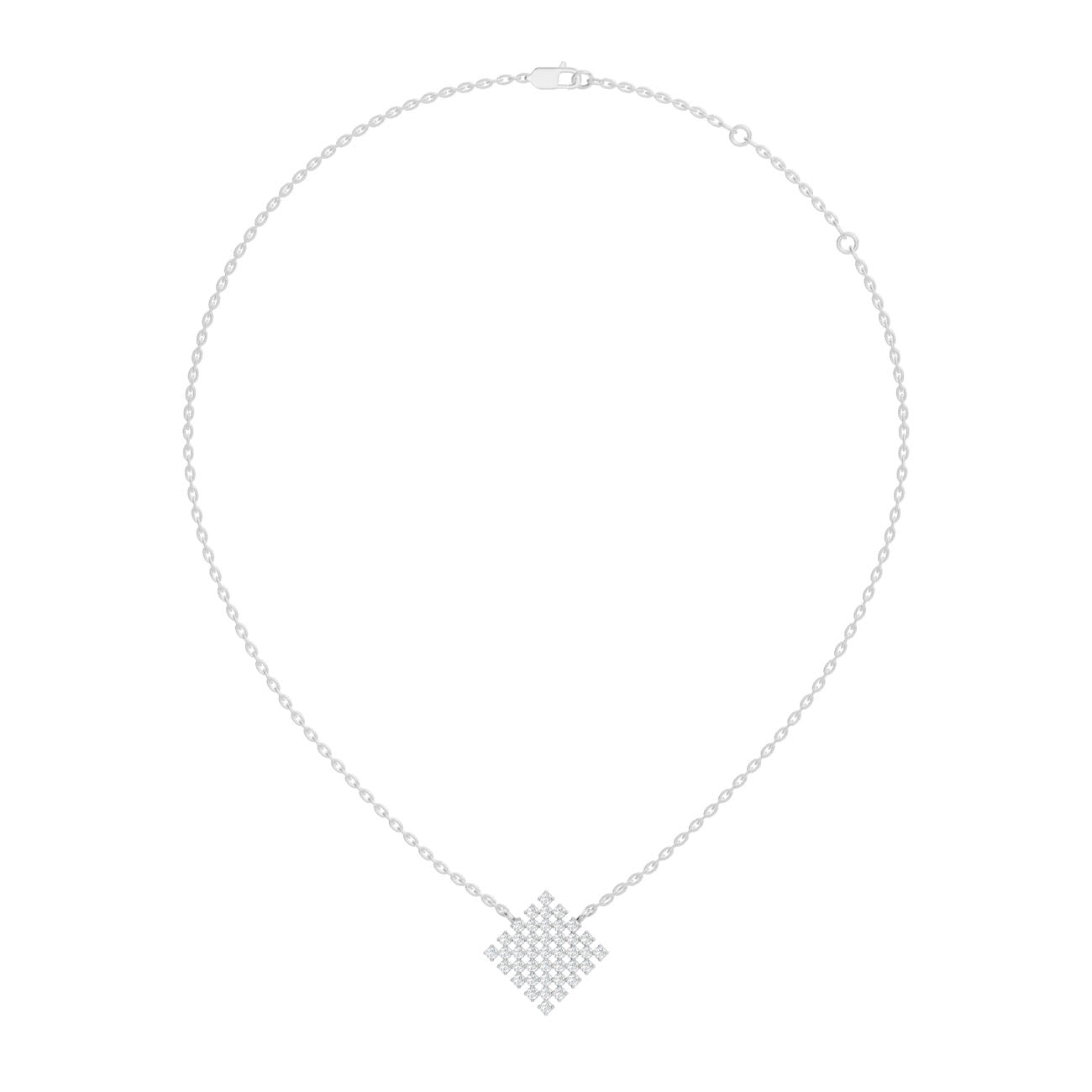 .50 Ct. Round Diamond Lattice Heart Pendant Necklace (GJSPD-29) 5