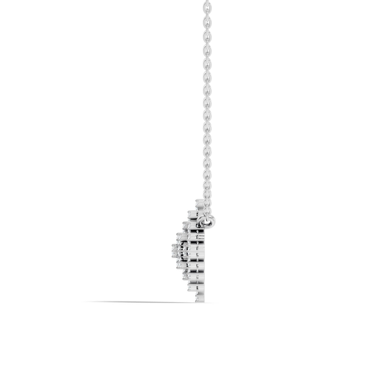 .50 Ct. Round Diamond Lattice Heart Pendant Necklace (GJSPD-29) 6