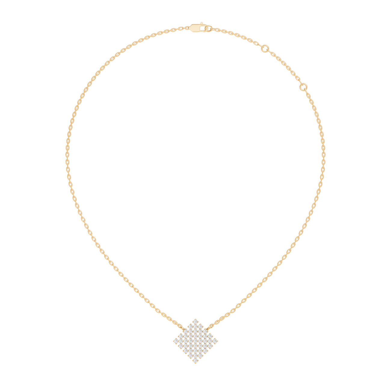 .50 Ct. Round Diamond Lattice Heart Pendant Necklace (GJSPD-29) 7