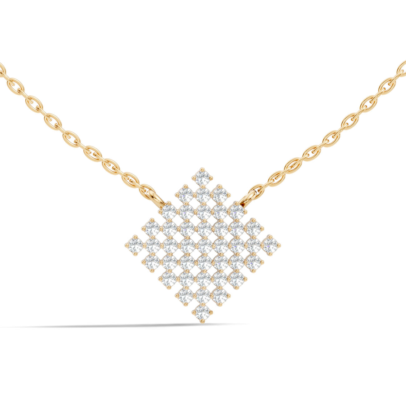 .50 Ct. Round Diamond Lattice Heart Pendant Necklace (GJSPD-29) 8