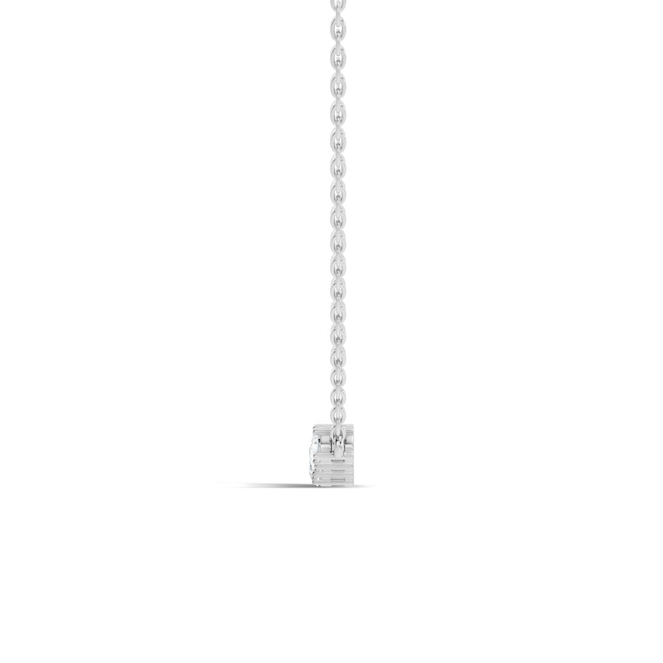 .95 Ct. Graduated Round Diamond Bar Pendant Necklace (GJSPD-34) 3