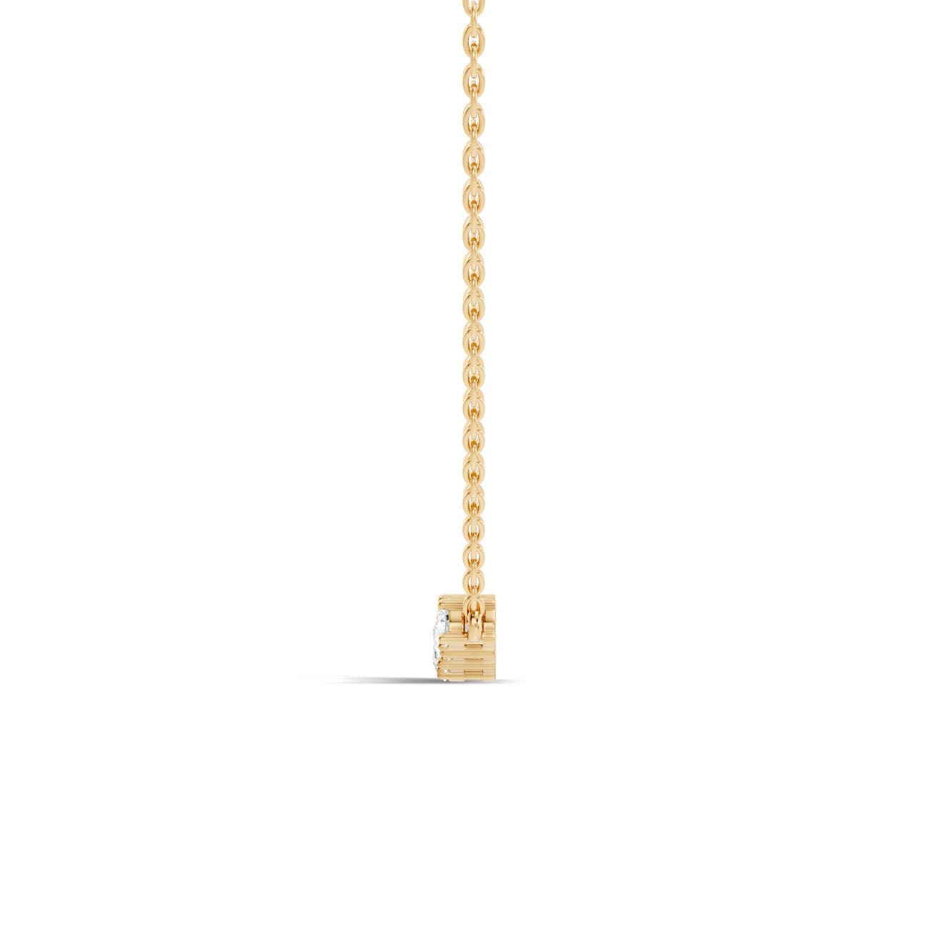 .95 Ct. Graduated Round Diamond Bar Pendant Necklace (GJSPD-34) 9