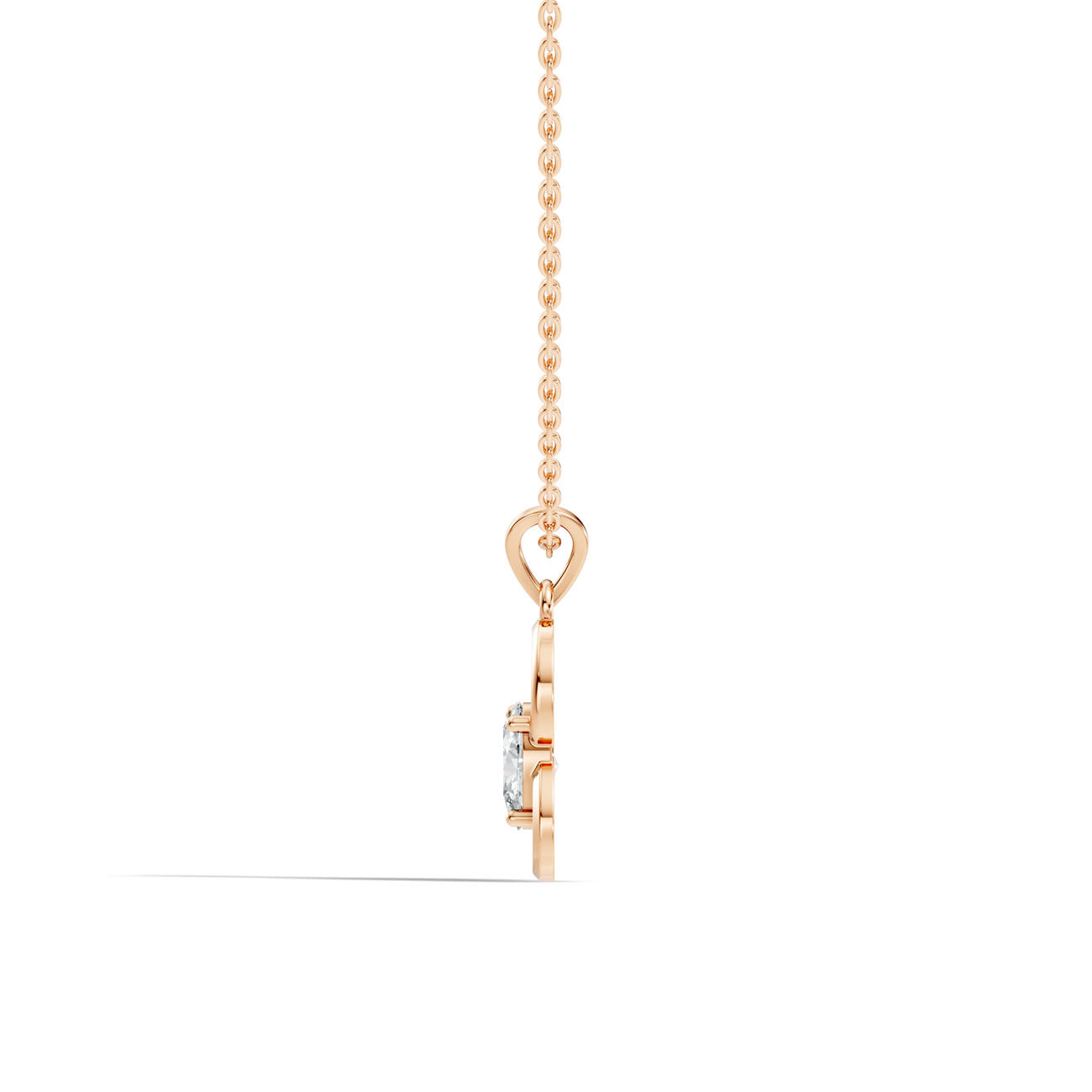.70 Ct. Oval Diamond Heart-Inspired Pendant Necklace (GJSPD-38) 5