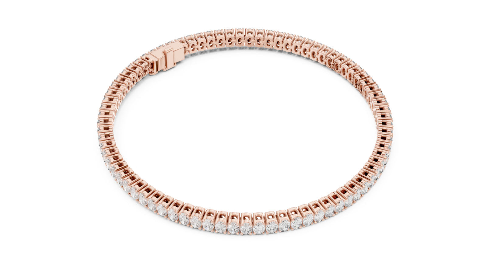 11.85 Ct. Oval Cut Diamond Tennis Bracelet (GLBR-0007) 10