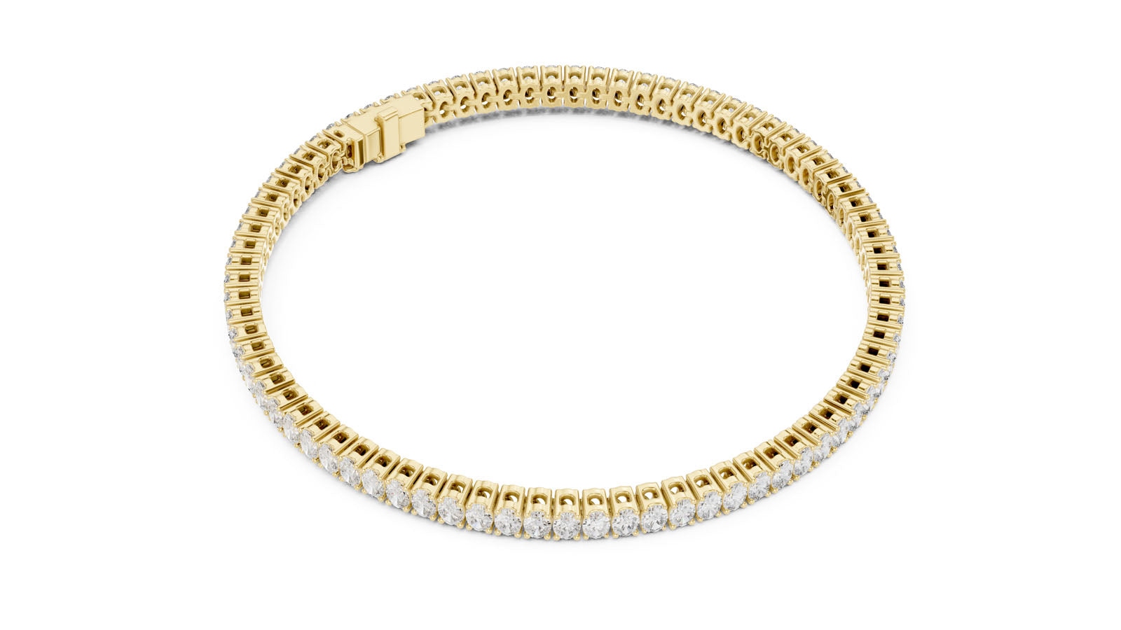 11.85 Ct. Oval Cut Diamond Tennis Bracelet (GLBR-0007)