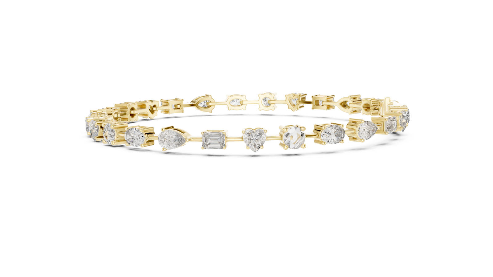 4.00 Ct. Mixed Shape Diamond Bracelet (GLBR-0013) 11