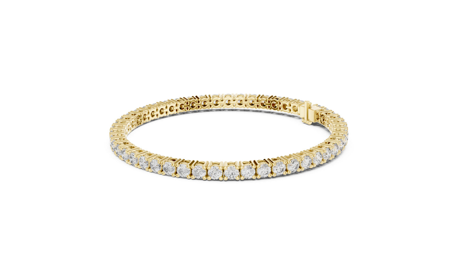 6.37 Ct. Round Diamond Tennis Bracelet (GLBR-0043) 8