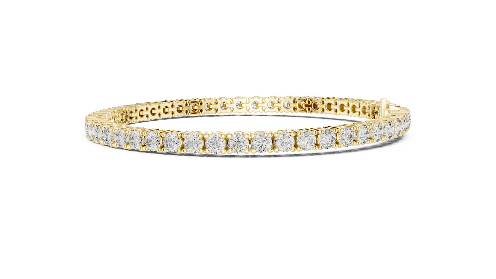 6.37 Ct. Round Diamond Tennis Bracelet (GLBR-0043) 9