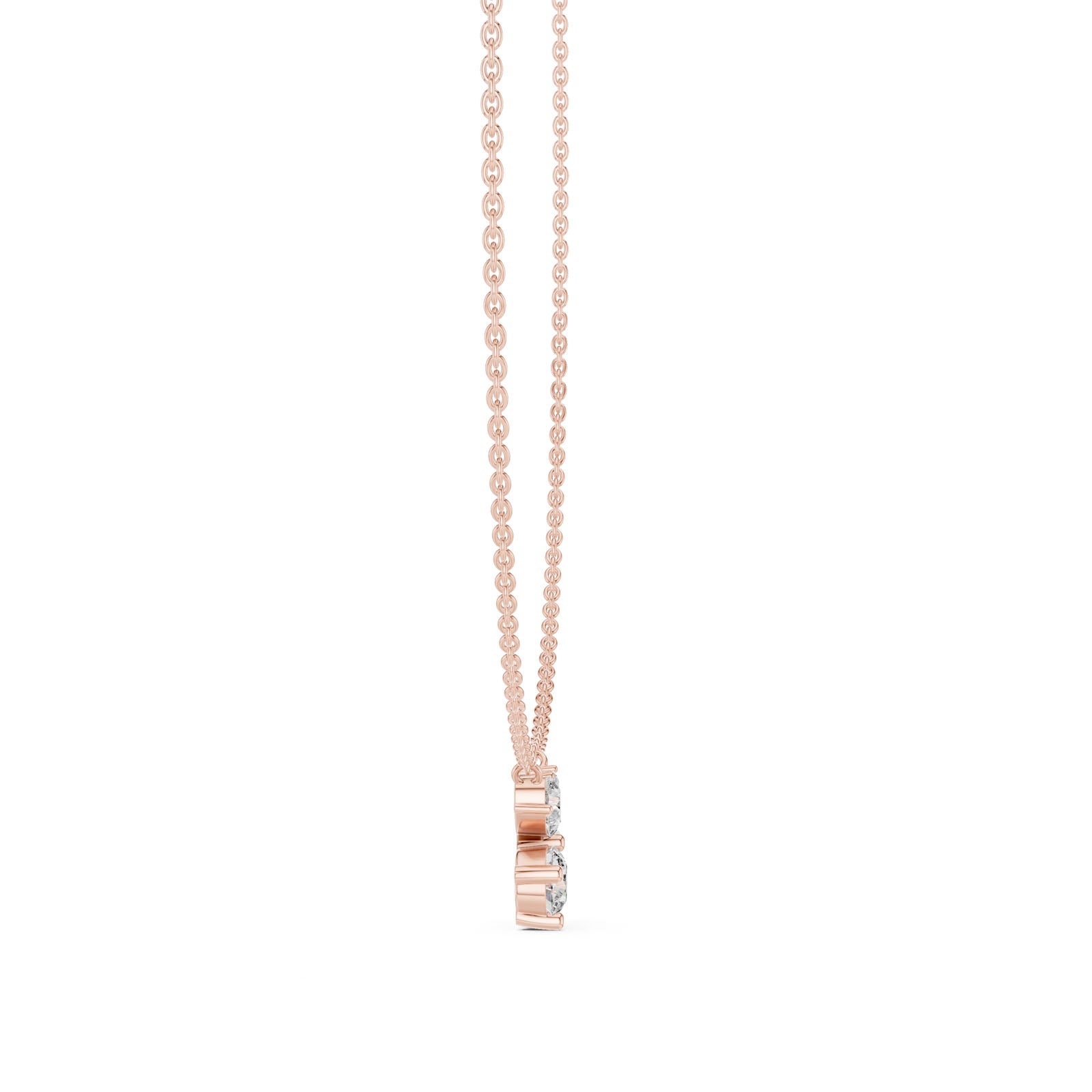 2.12 Ct. Diamond Floral Cluster Pendant Necklace (GNK-0006) 11
