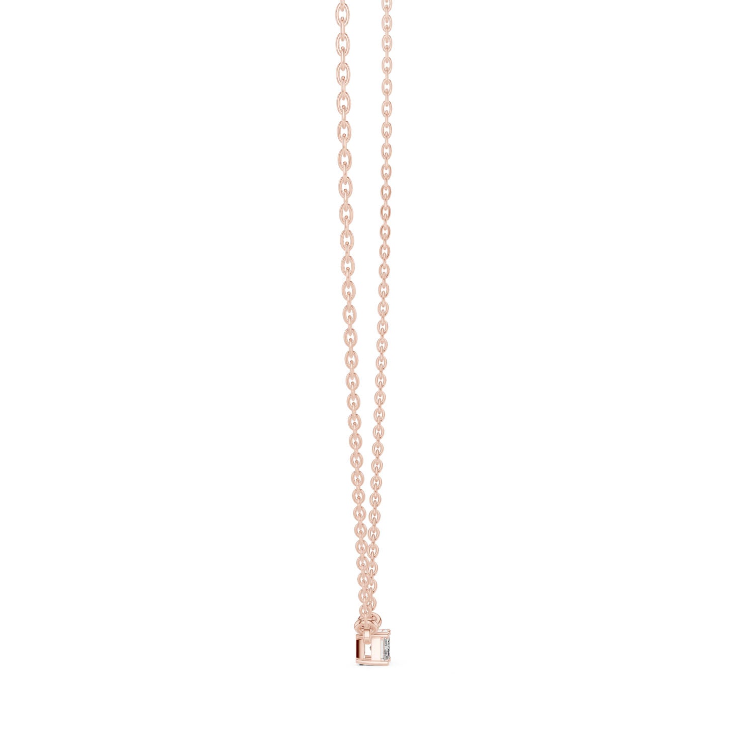 .25 Ct. Emerald Cut Diamond Solitaire Necklace (GPD-0001) 11