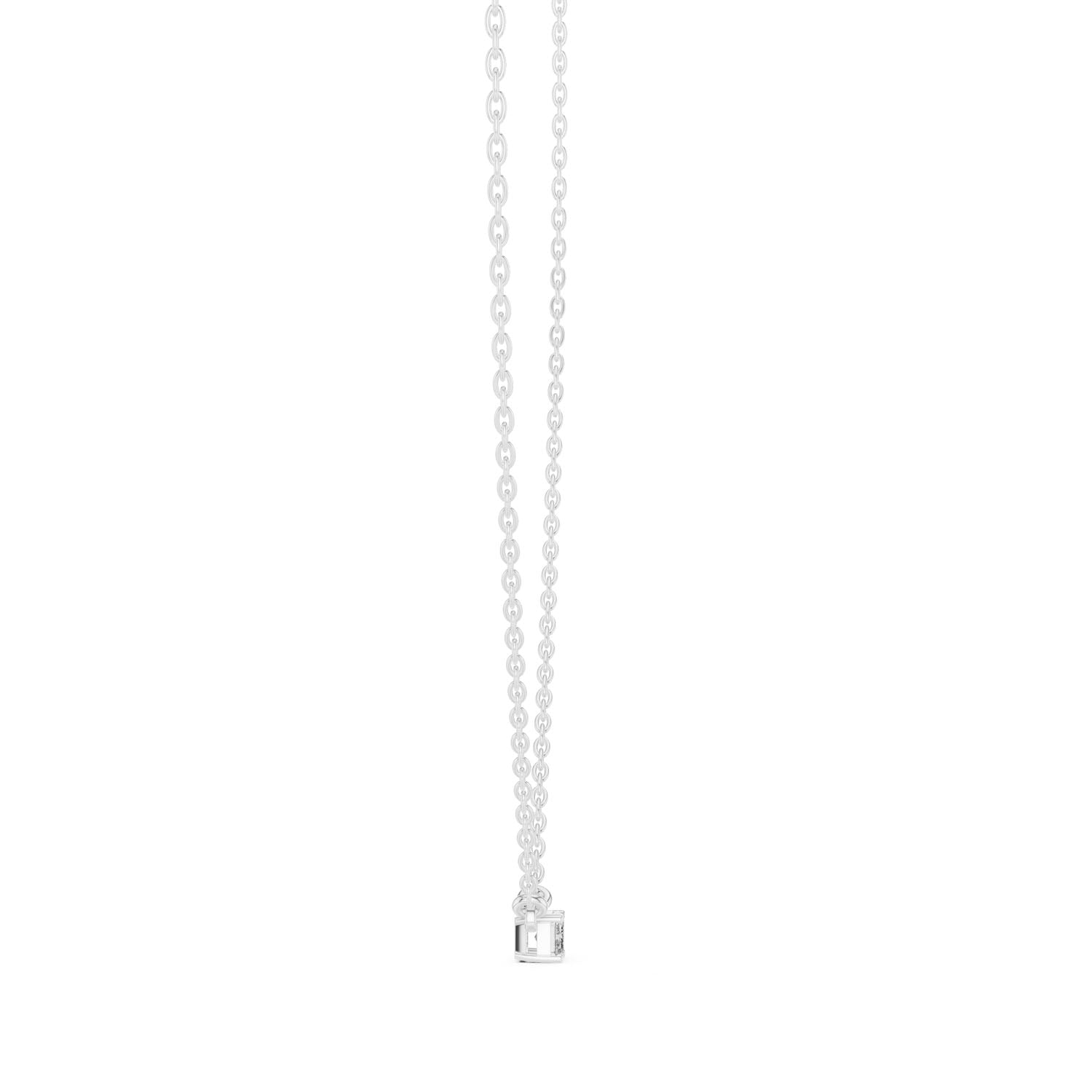 .25 Ct. Emerald Cut Diamond Solitaire Necklace (GPD-0001) 6