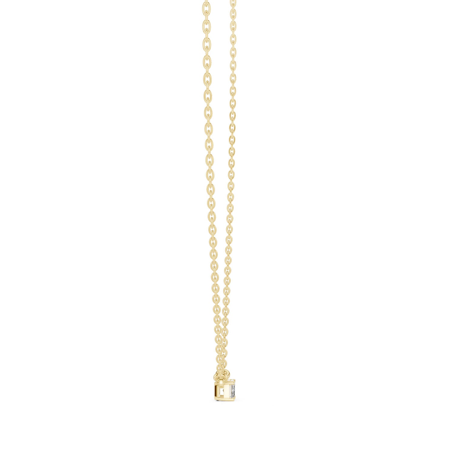 .25 Ct. Emerald Cut Diamond Solitaire Necklace (GPD-0001) 3