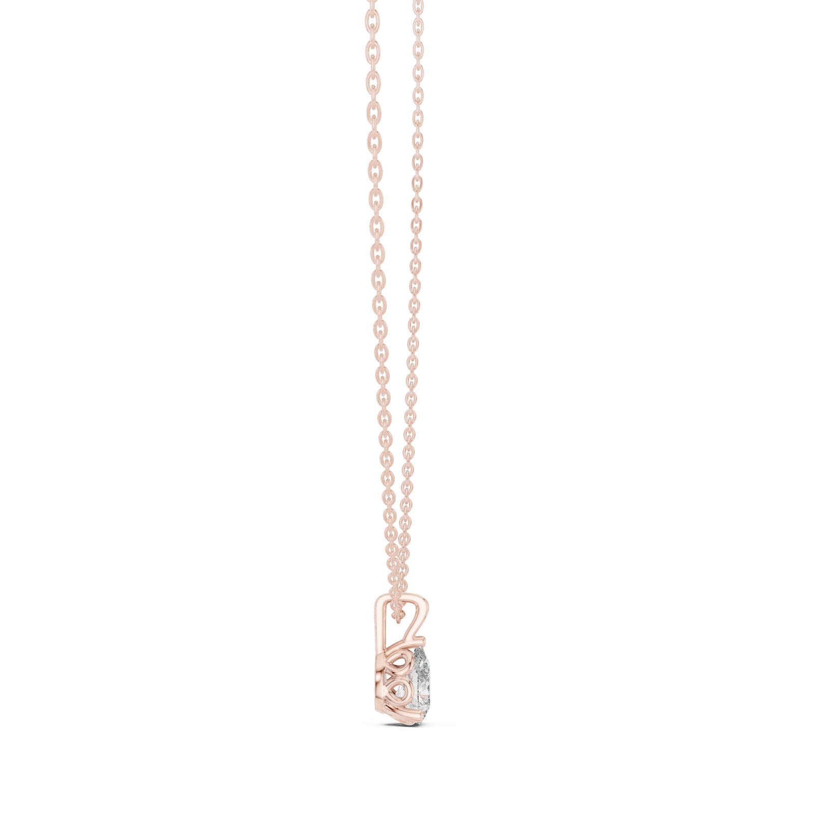 .50-1.00 Ct. Pear Cut Diamond Solitaire Pendant Necklace (GPD-0065-0067) 3