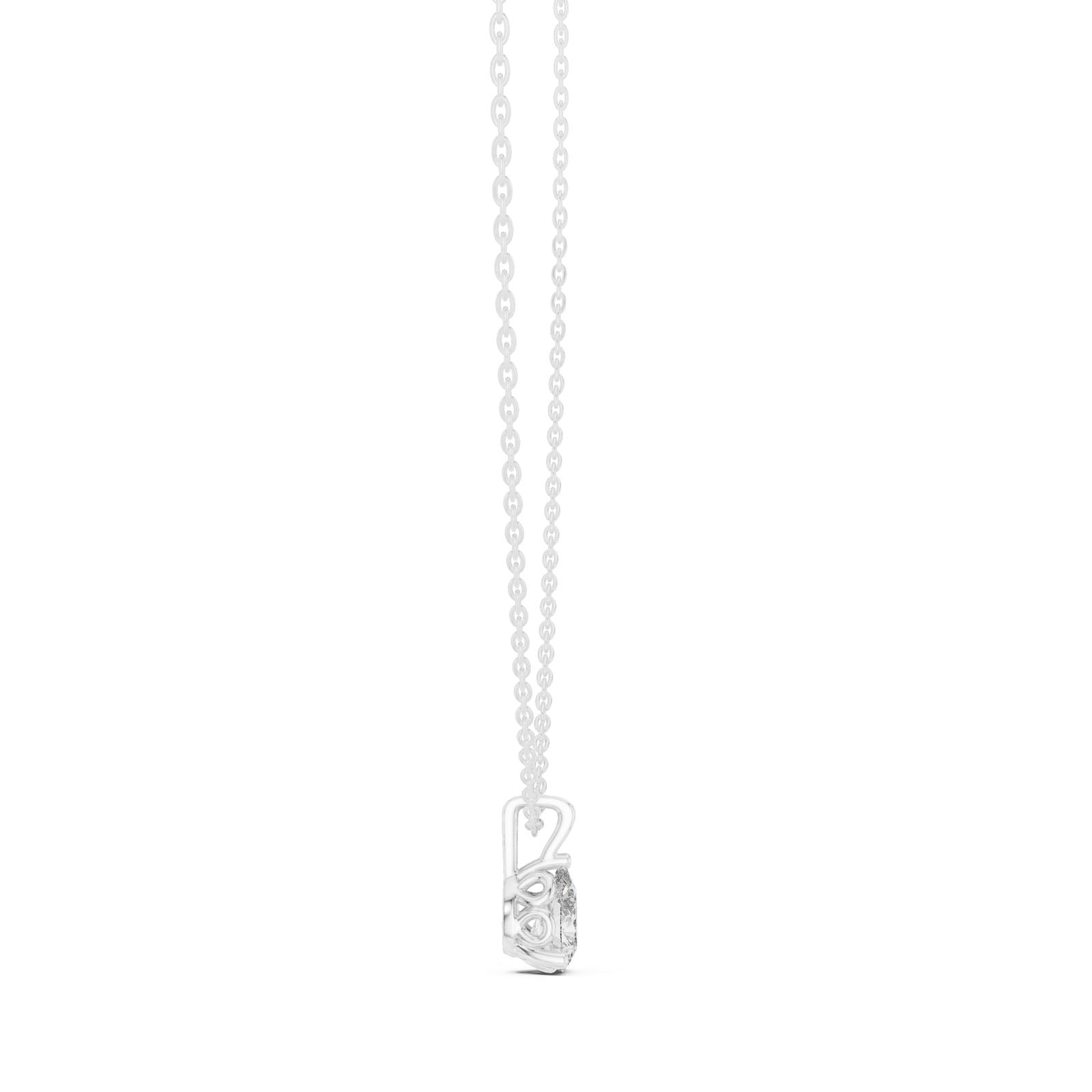 .50-1.00 Ct. Pear Cut Diamond Solitaire Pendant Necklace (GPD-0065-0067) 6
