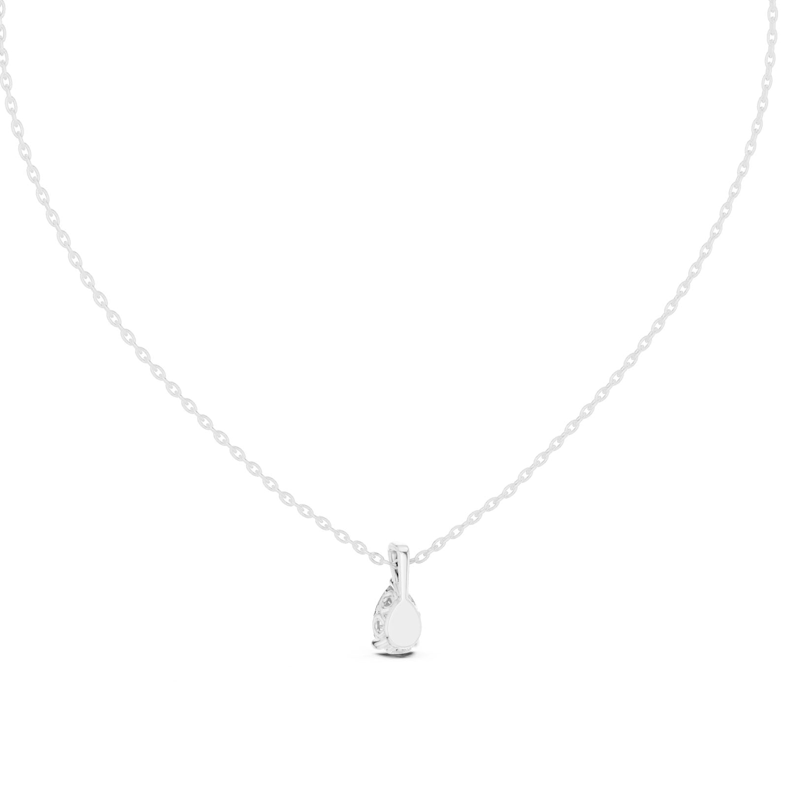 .50-1.00 Ct. Pear Cut Diamond Solitaire Pendant Necklace (GPD-0065-0067) 7