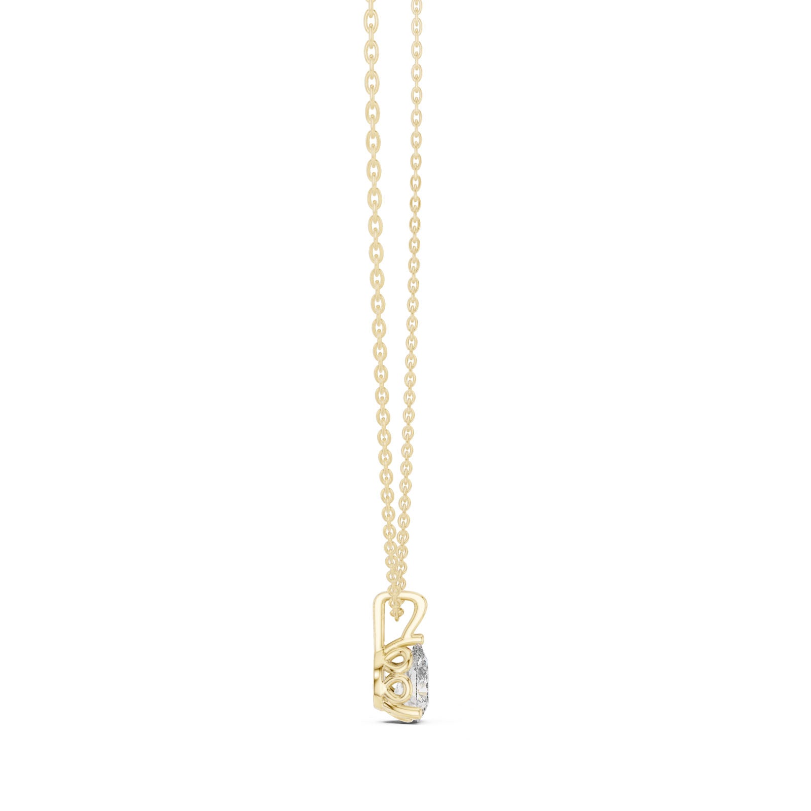 .50-1.00 Ct. Pear Cut Diamond Solitaire Pendant Necklace (GPD-0065-0067) 10