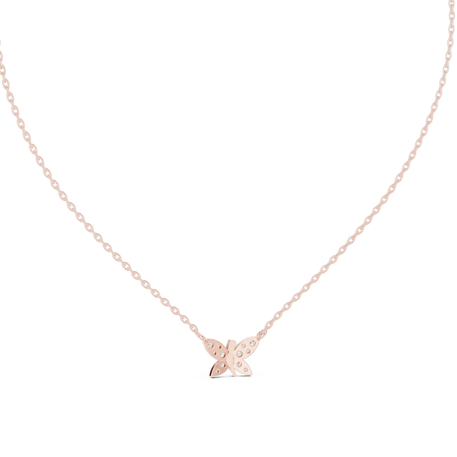 .25 Ct. Diamond Butterfly Pendant Necklace (GPD-0010) 11