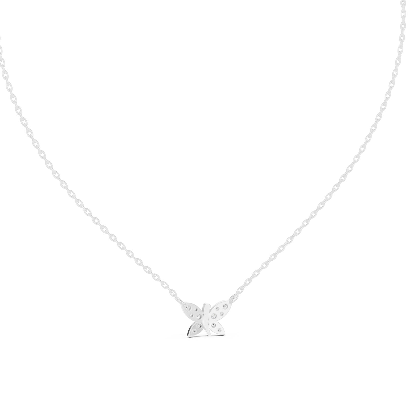 .25 Ct. Diamond Butterfly Pendant Necklace (GPD-0010) 9