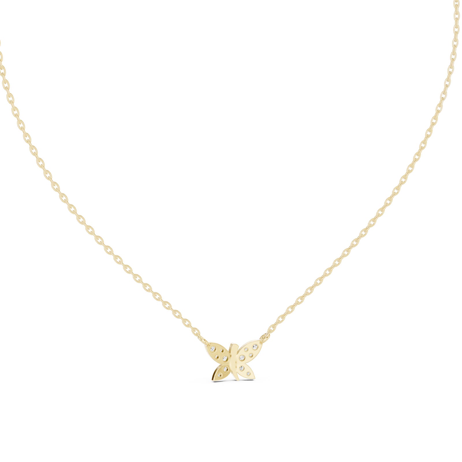 .25 Ct. Diamond Butterfly Pendant Necklace (GPD-0010) 5