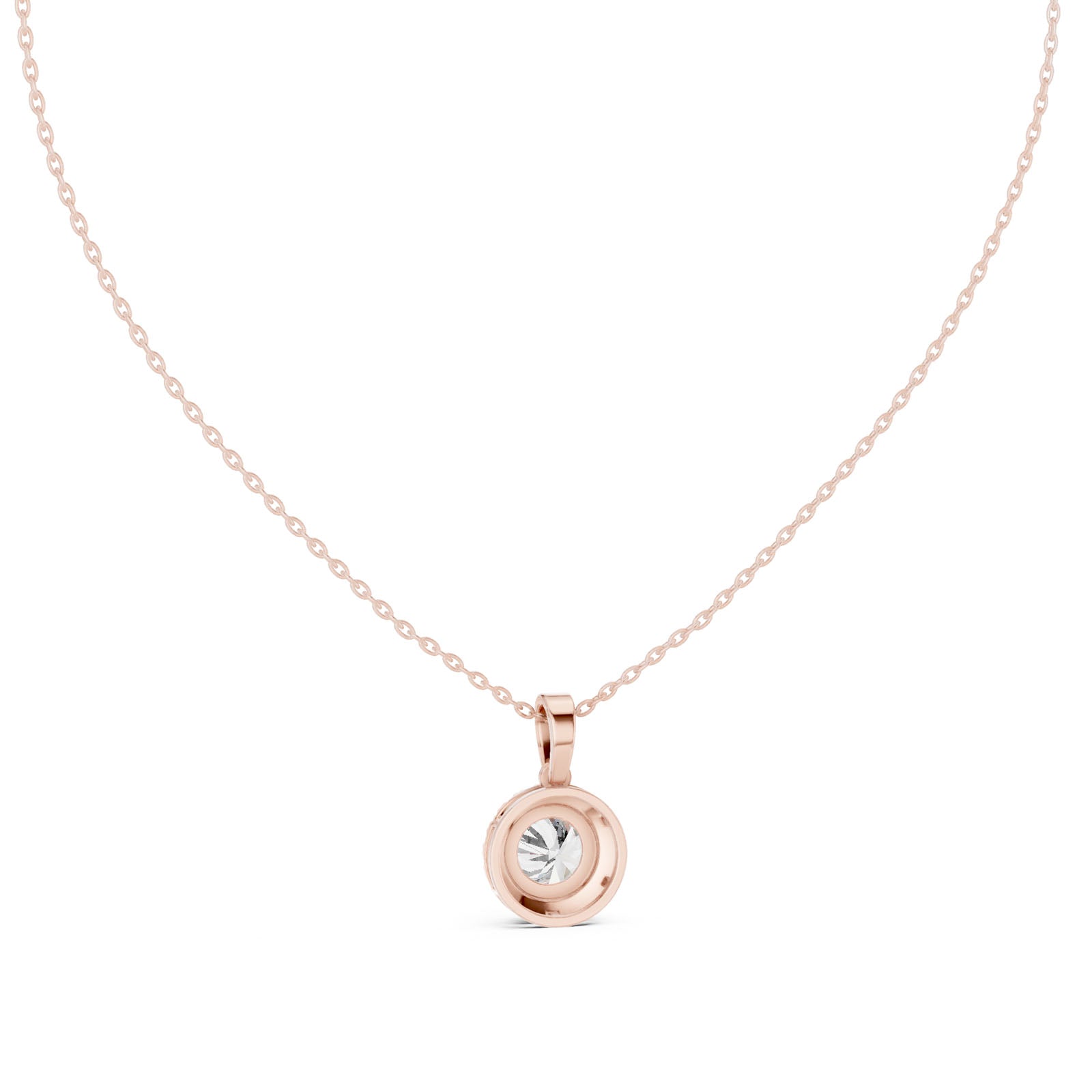 2.40 Ct. Round Diamond Halo Pendant Necklace (GPD-0012) 11