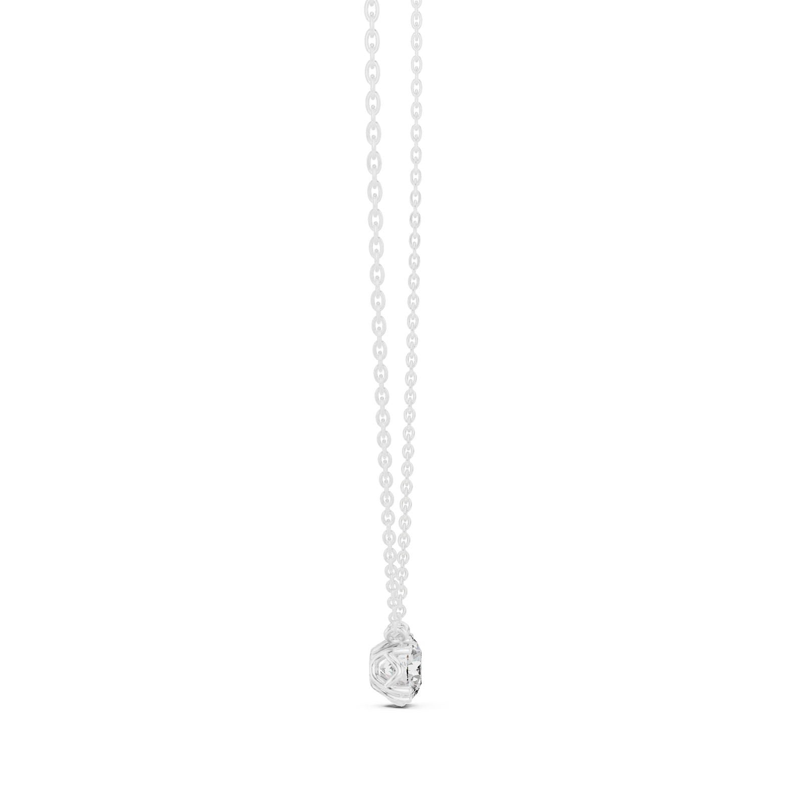 1.00 Ct. Round Diamond Solitaire Pendant Necklace (GPD-0035) 8
