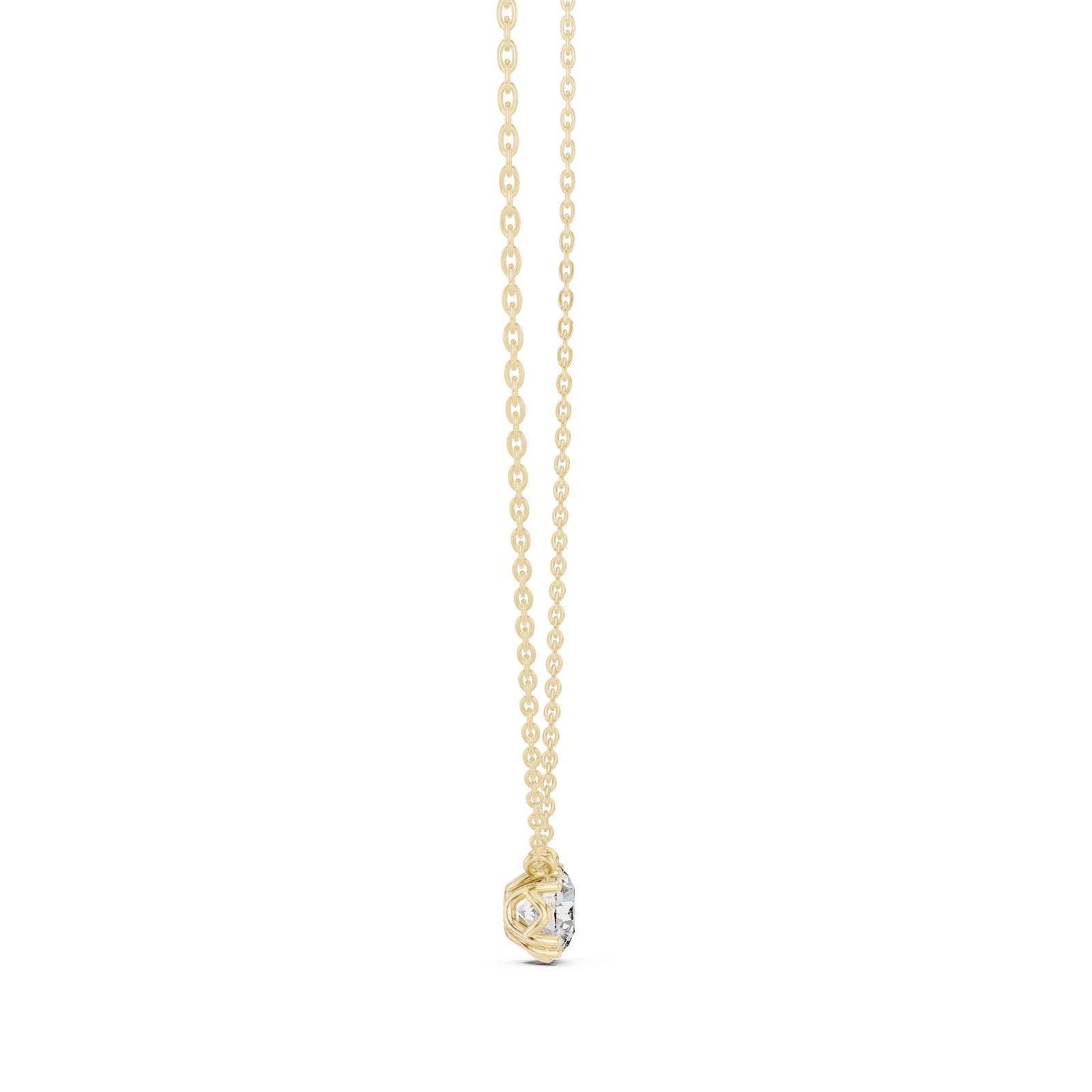1.00 Ct. Round Diamond Solitaire Pendant Necklace (GPD-0035) 11
