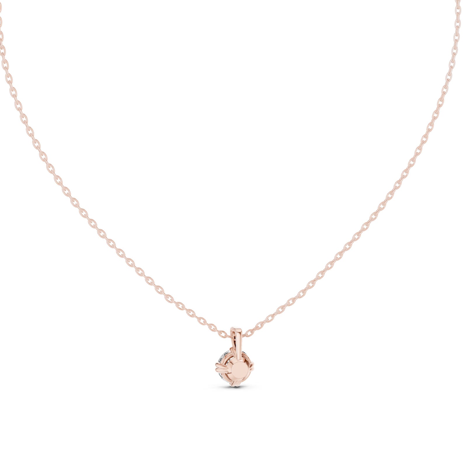 1.00 Ct. Classic Round Diamond Solitaire Pendant Necklace (GPD-0036) 6