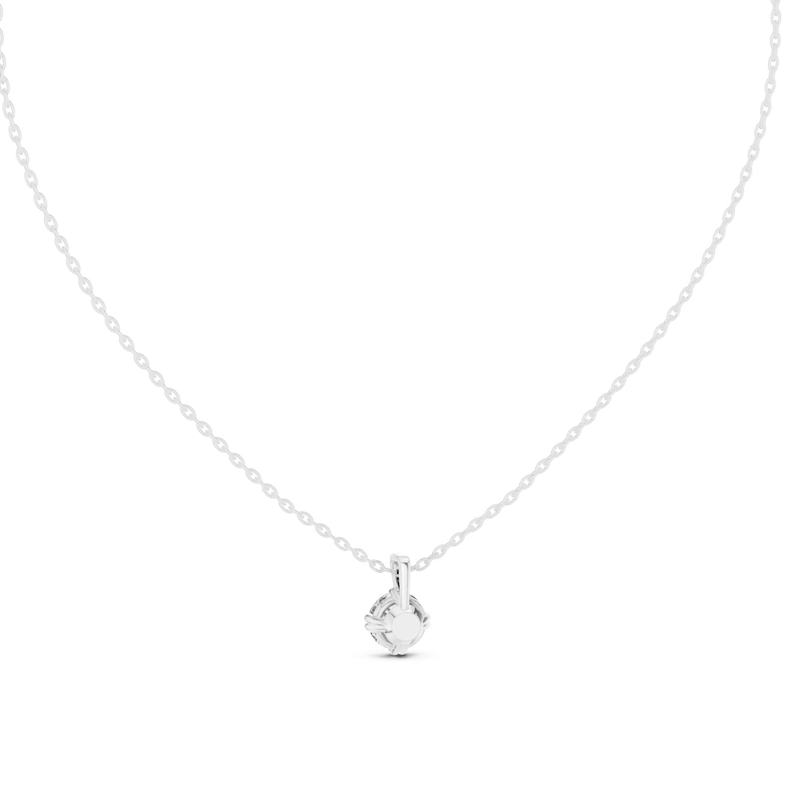 1.00 Ct. Classic Round Diamond Solitaire Pendant Necklace (GPD-0036) 8