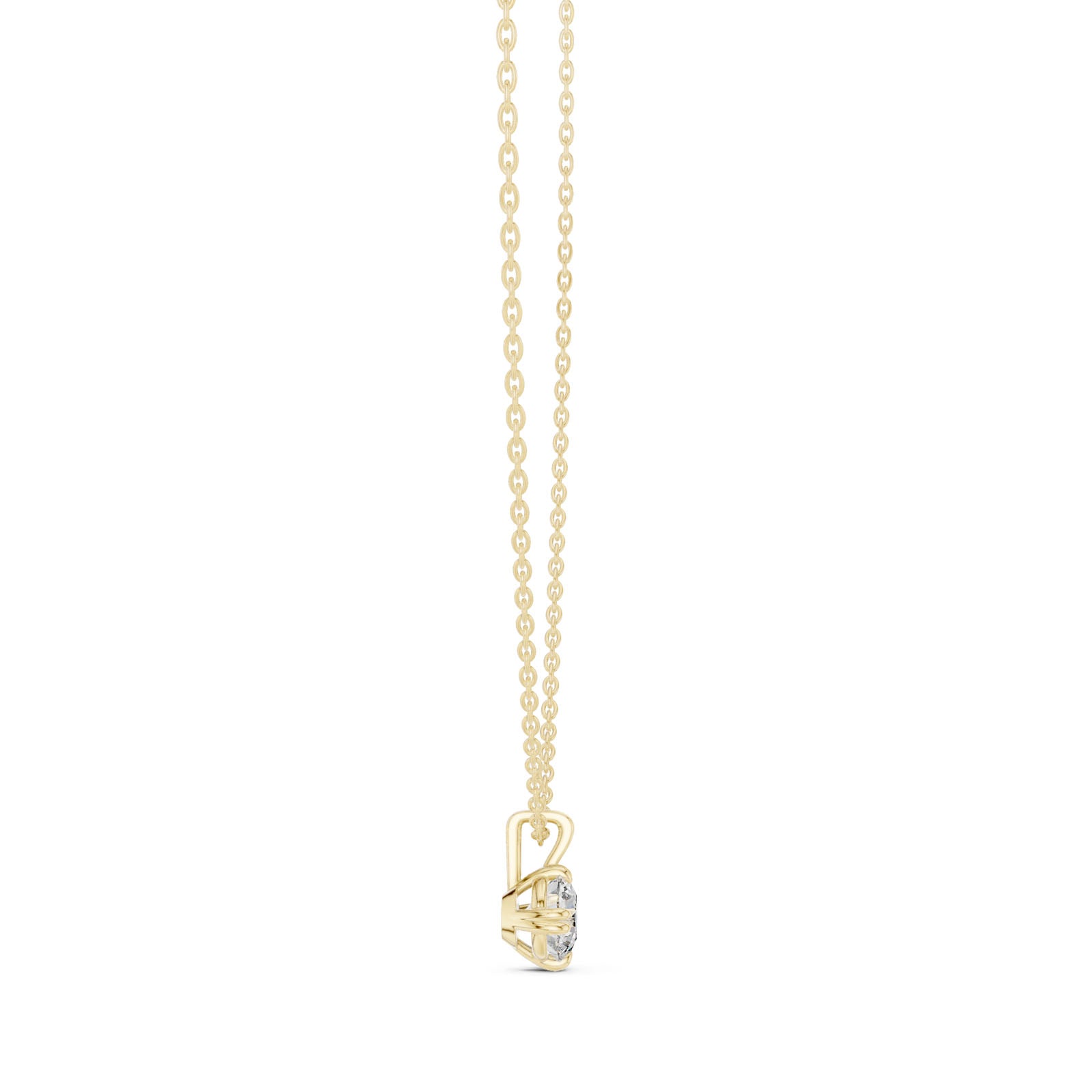 1.00 Ct. Classic Round Diamond Solitaire Pendant Necklace (GPD-0036) 11