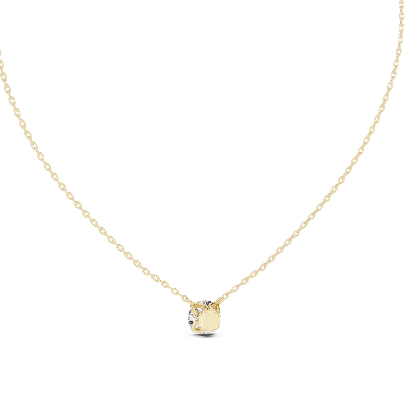 .50-1.00 Ct. Floating Round Diamond Solitaire Pendant Necklace (GPD-0040-0042) 6
