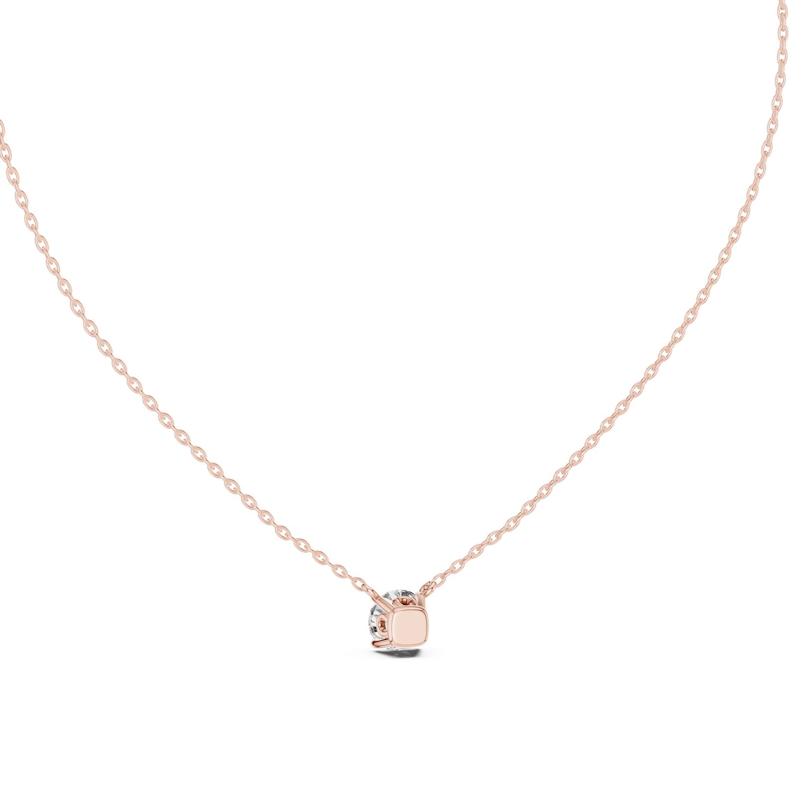 .50-1.00 Ct. Floating Round Diamond Solitaire Pendant Necklace (GPD-0043-0045) 12