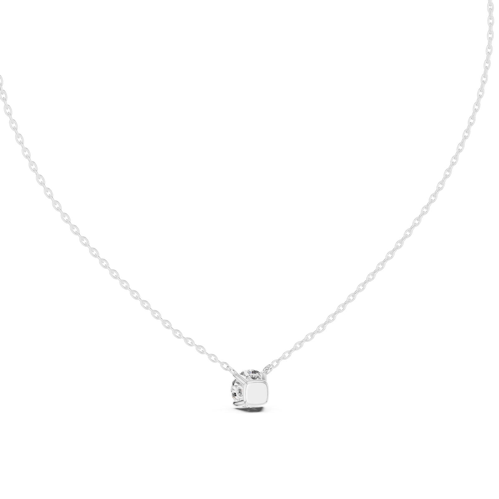 .50-1.00 Ct. Floating Round Diamond Solitaire Pendant Necklace (GPD-0043-0045) 7