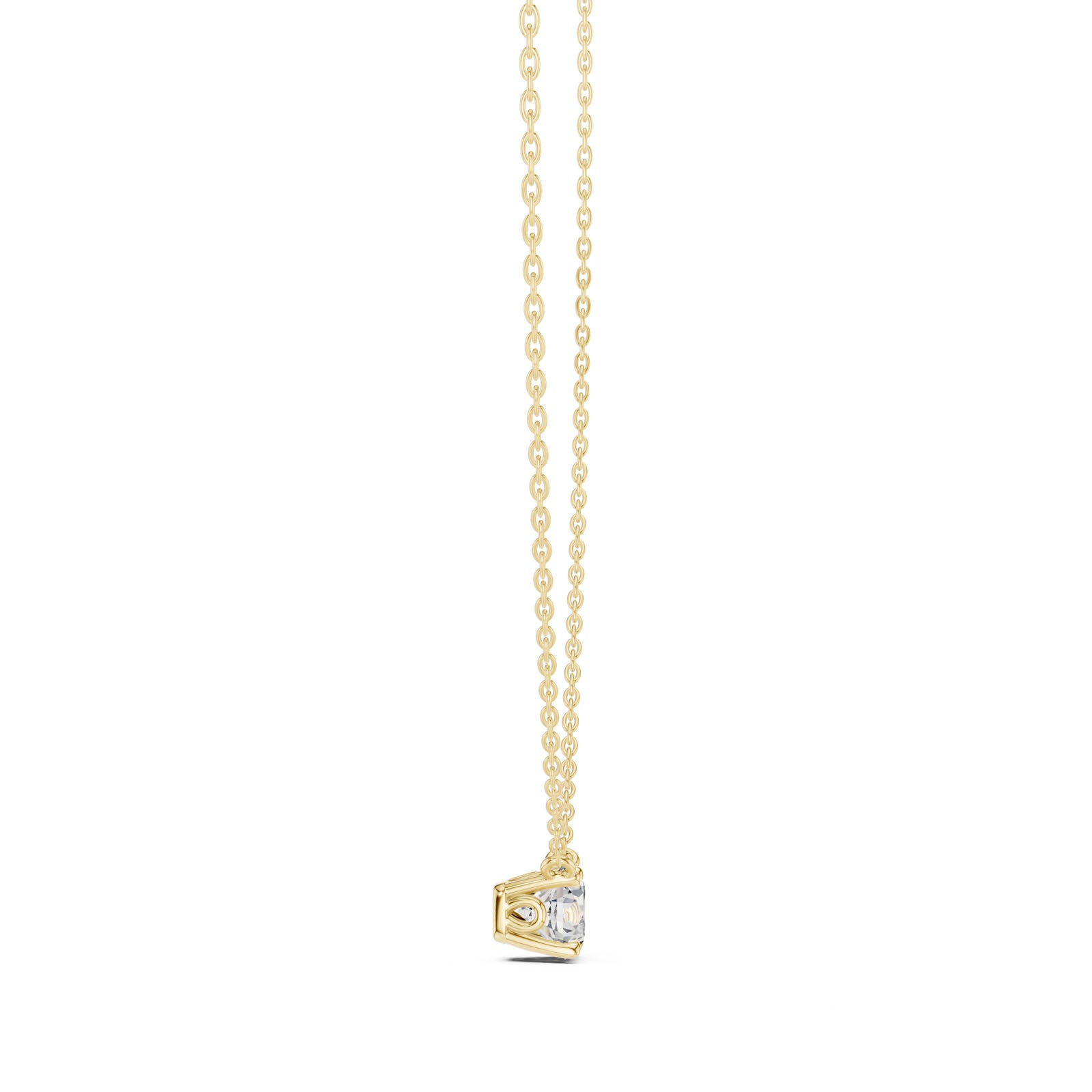.50-1.00 Ct. Floating Round Diamond Solitaire Pendant Necklace (GPD-0043-0045) 3