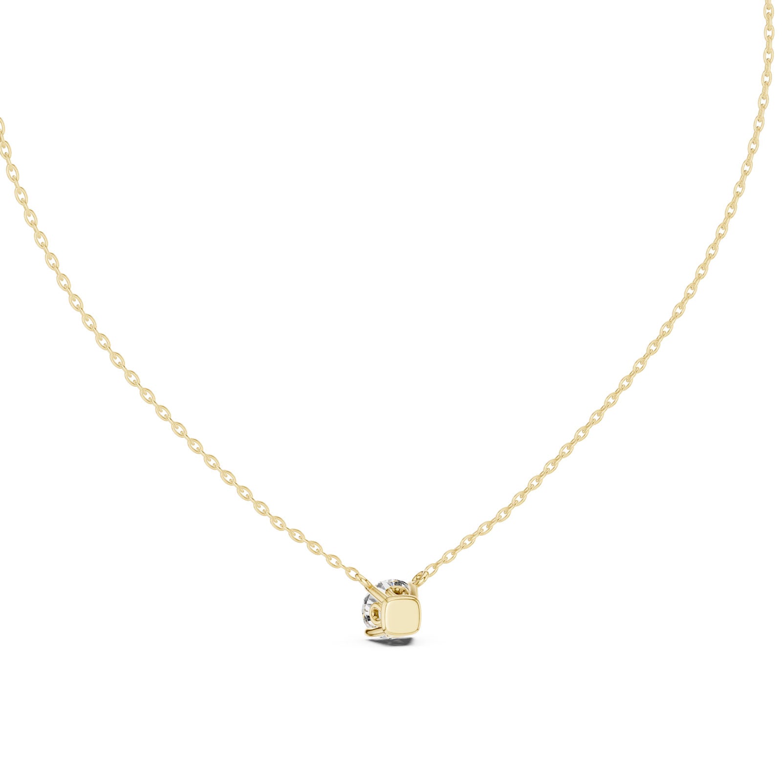 .50-1.00 Ct. Floating Round Diamond Solitaire Pendant Necklace (GPD-0043-0045) 4