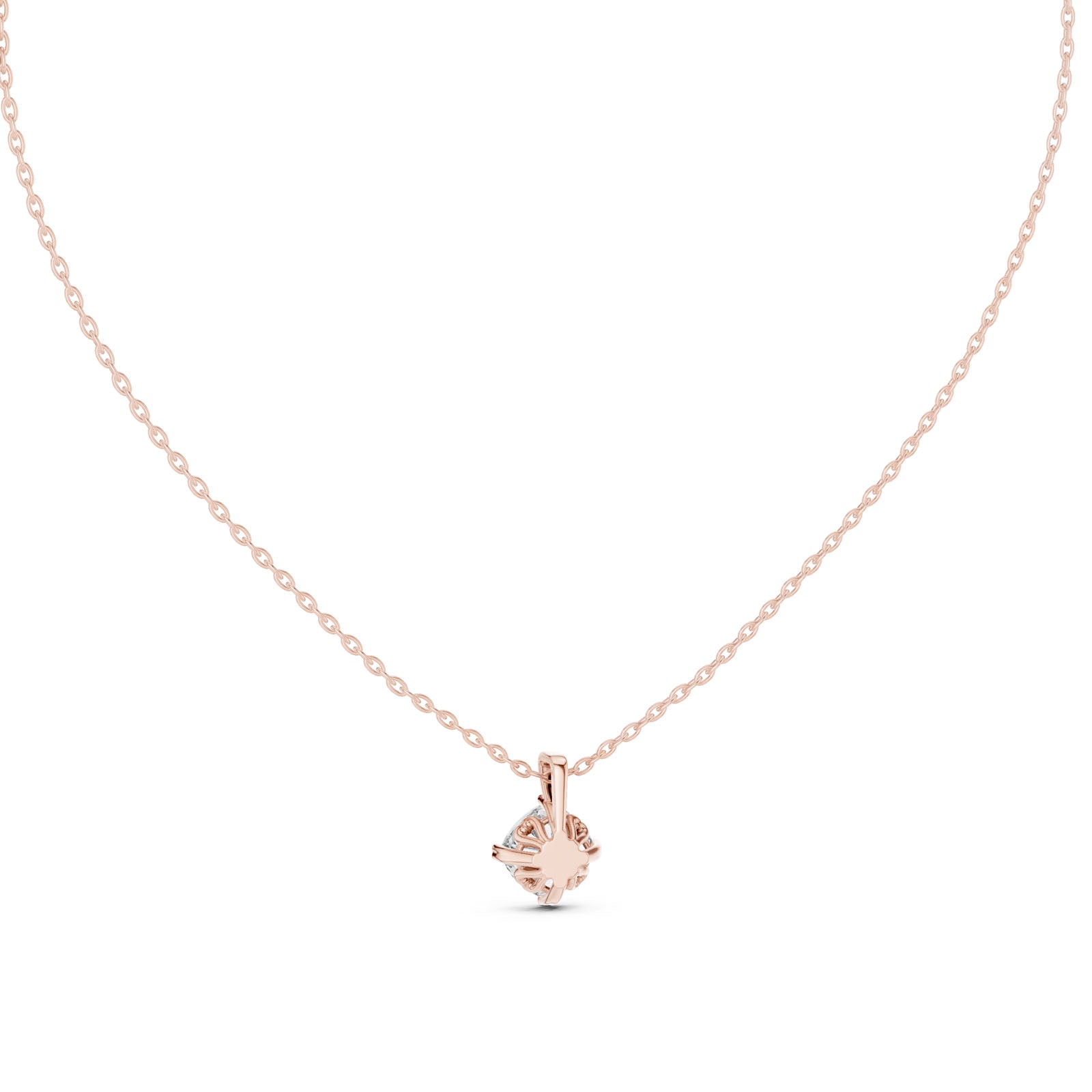 .50-1.00 Ct. Cushion Cut Diamond Solitaire Pendant Necklace (GPD-0058-0060) 11