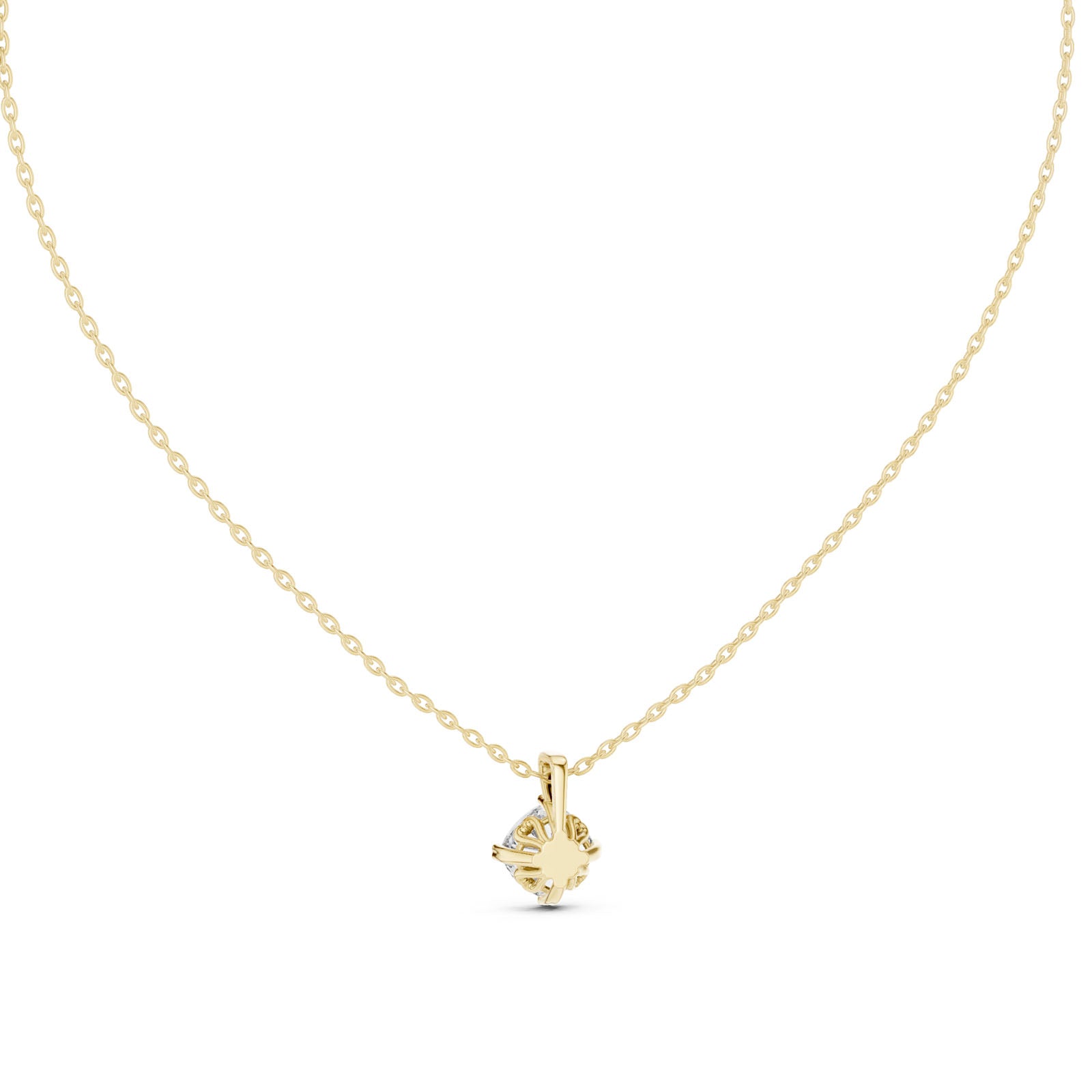 .50-1.00 Ct. Cushion Cut Diamond Solitaire Pendant Necklace (GPD-0058-0060) 10
