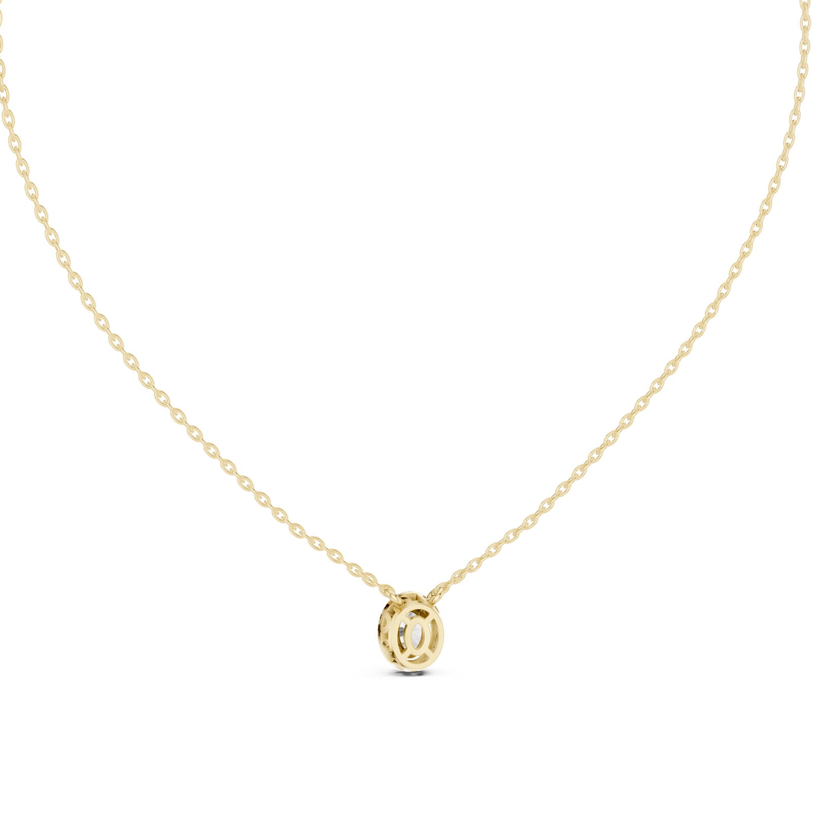 .65 Ct. Oval Cut Diamond Halo Pendant Necklace (GPD-0061) 10