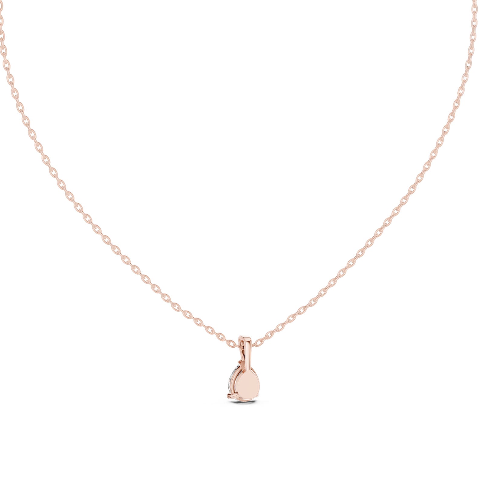 .50-1.00 Ct. Pear Cut Diamond Solitaire Pendant Necklace (GPD-0062-0064) 4