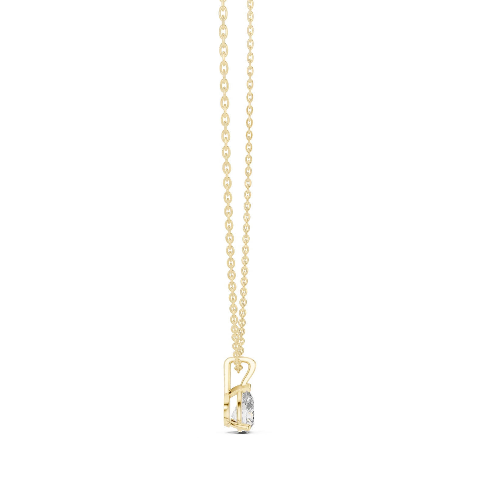 .50-1.00 Ct. Pear Cut Diamond Solitaire Pendant Necklace (GPD-0062-0064) 9